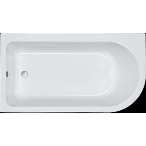 Carron Baths - Status Shower Bath 1550 x 850mm RH