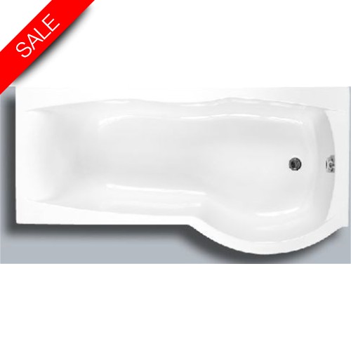Carron Baths - Sigma Carronite Shower Bath NTH RH 1800mm