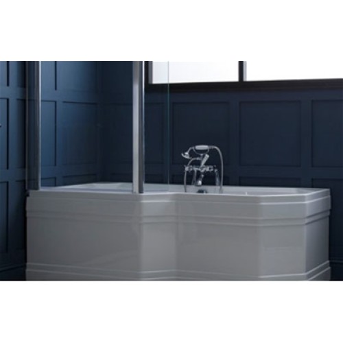 Carron Baths - Highgate bath Screen With Etching-RH