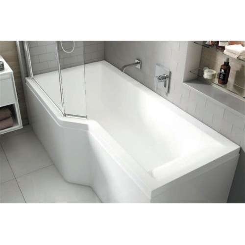 Carron Baths - Urban Edge Carronite Bath NTH LH 1675 x 850mm