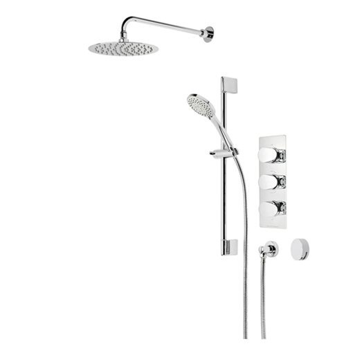 Roper Rhodes - Clear Triple Function Concealed Thermostatic Shower System