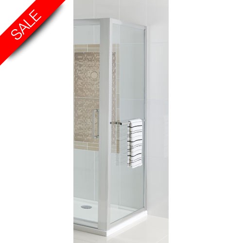 Eastbrook - Corniche Easy Clean Side Panel 900mm With Towel Rail
