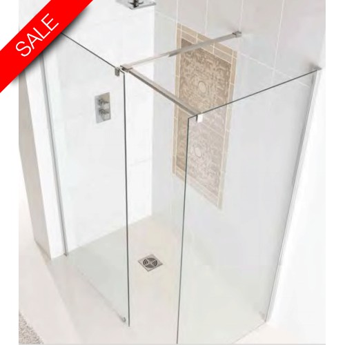 Eastbrook - Corniche Easy Clean Walk In Front Panel For 1500mm