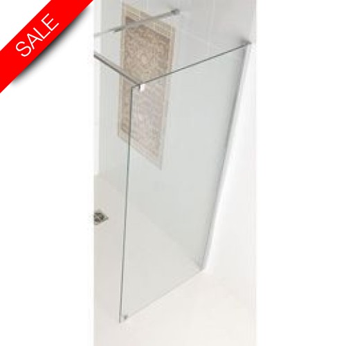 Eastbrook - Corniche Easy Clean Walk In End Panel For 800mm