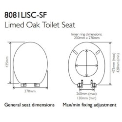 Roper Rhodes - Traditional Secure Fix Soft Close QR Wood Seat