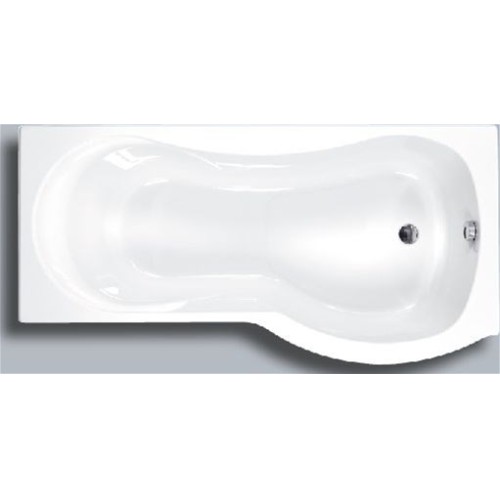 Carron Baths - Arc Carronite Shower Bath NTH 1700 x 700-850mm RH