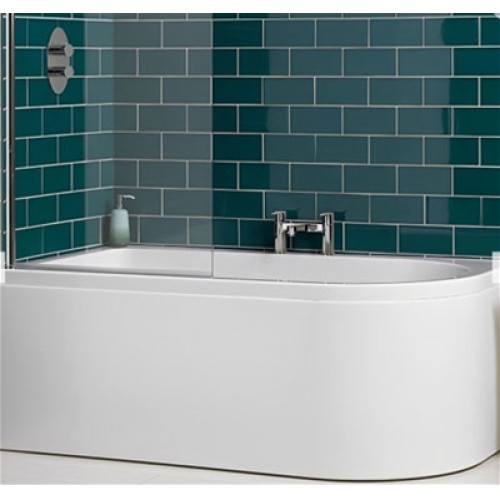 Carron Baths - Status Carronite Shower Bath 1550 x 850mm RH