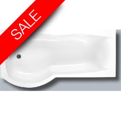 Carron Baths - Sigma Carronite Shower Bath NTH LH 1800mm