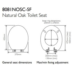 Roper Rhodes - Traditional Secure Fix Soft Close QR Wood Seat