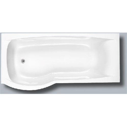 Carron Baths - Delta Carronite NTH Shower Bath 1700 x 700-800mm LH