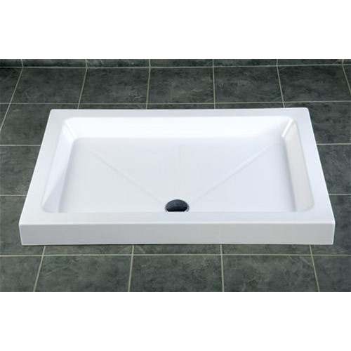 MX Shower Trays - Stone Resin Flat Top 1100 x 900mm Rectangular Shower Tray