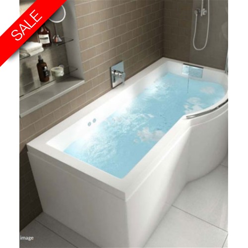 Carron Baths - Celsius Carronite Shower Bath 1700 x 750-900mm RH